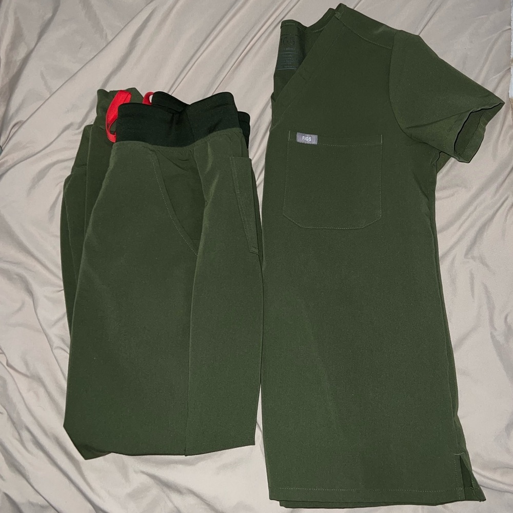 XXS/XXS PETITE DARK OLIVE FIGS SET